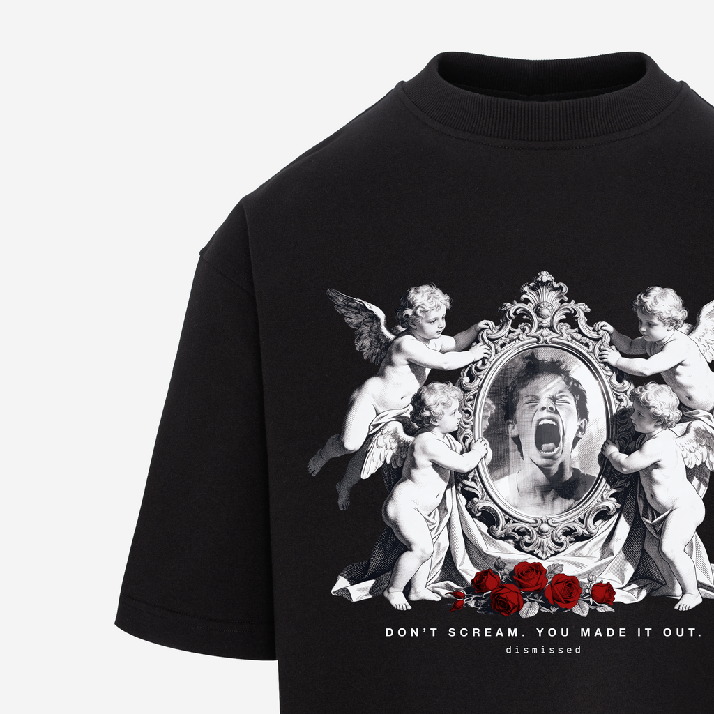 DON'T SCREAM — Tricou Oversize (CASE NO.7)