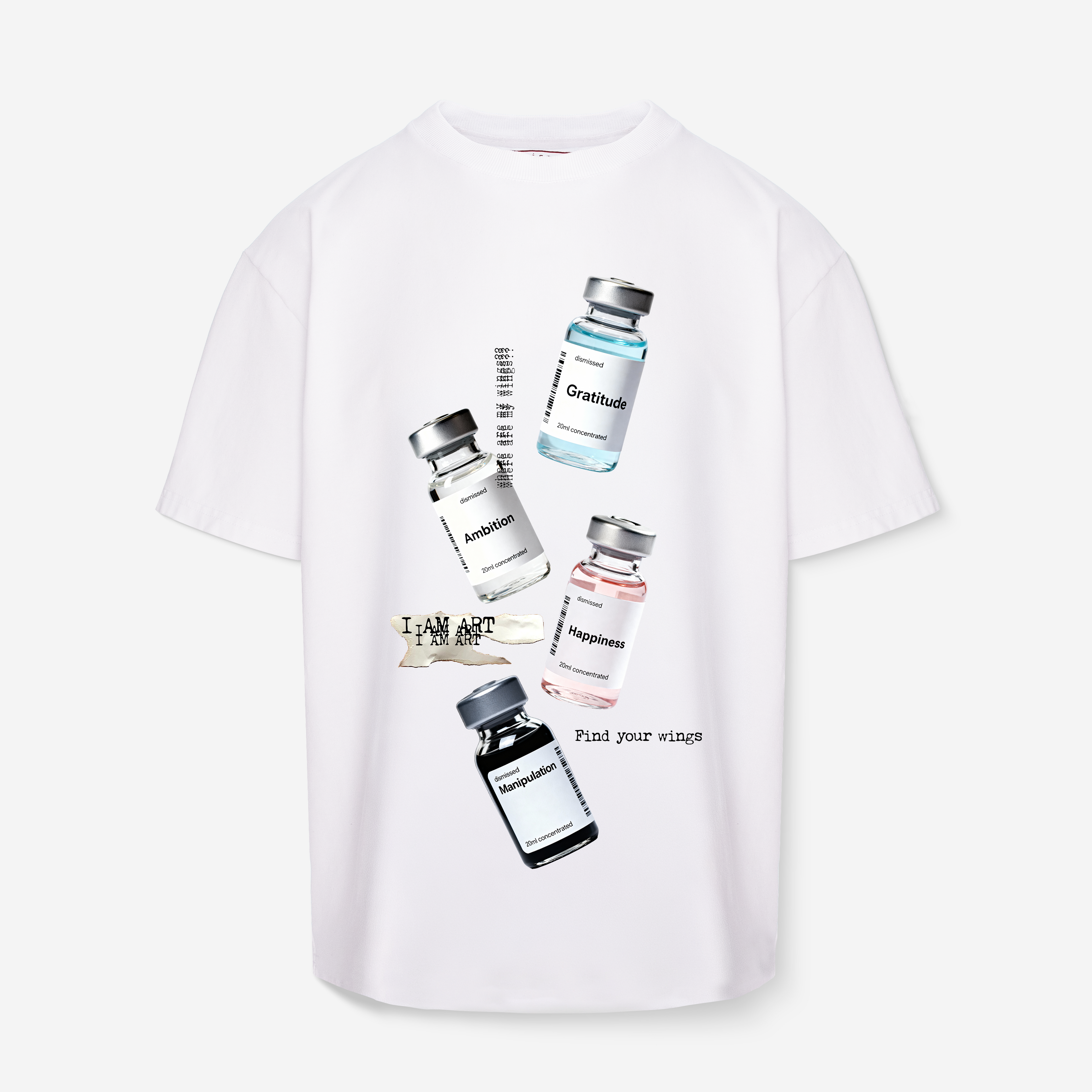 FEEL NOTHING –Tricou Oversize (CASE NO.5)