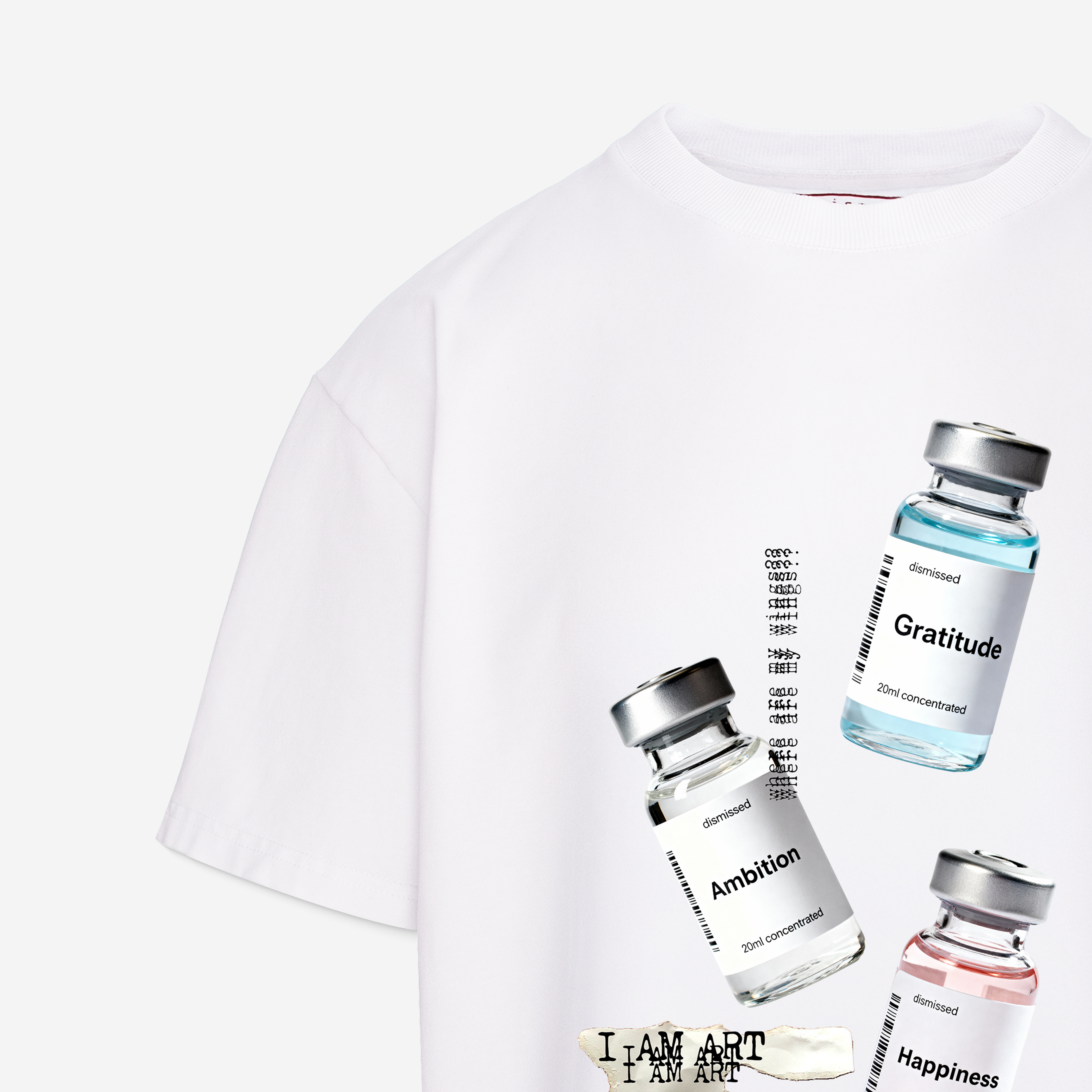 FEEL NOTHING –Tricou Oversize (CASE NO.5)