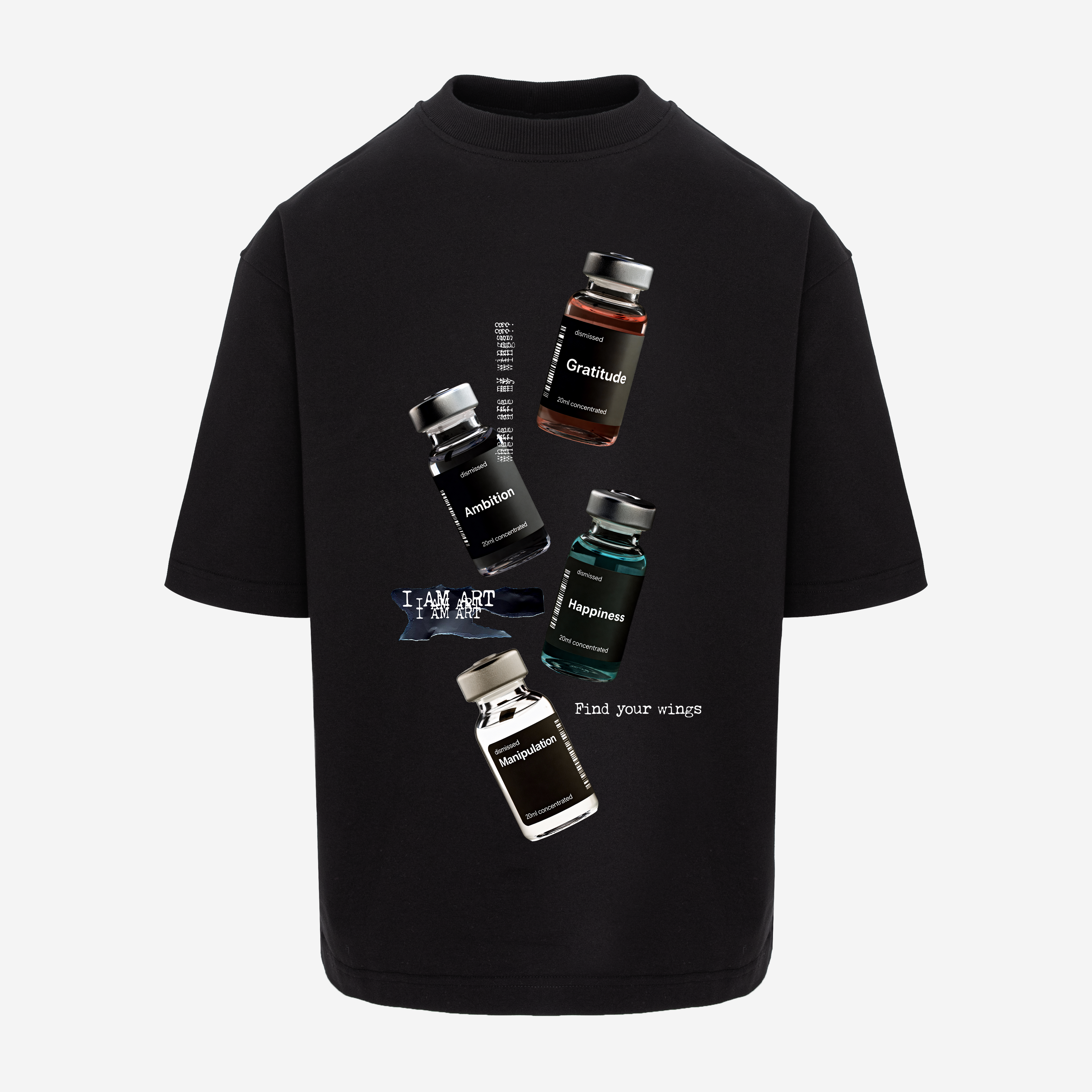 FEEL NOTHING –Tricou Oversize (CASE NO.5)