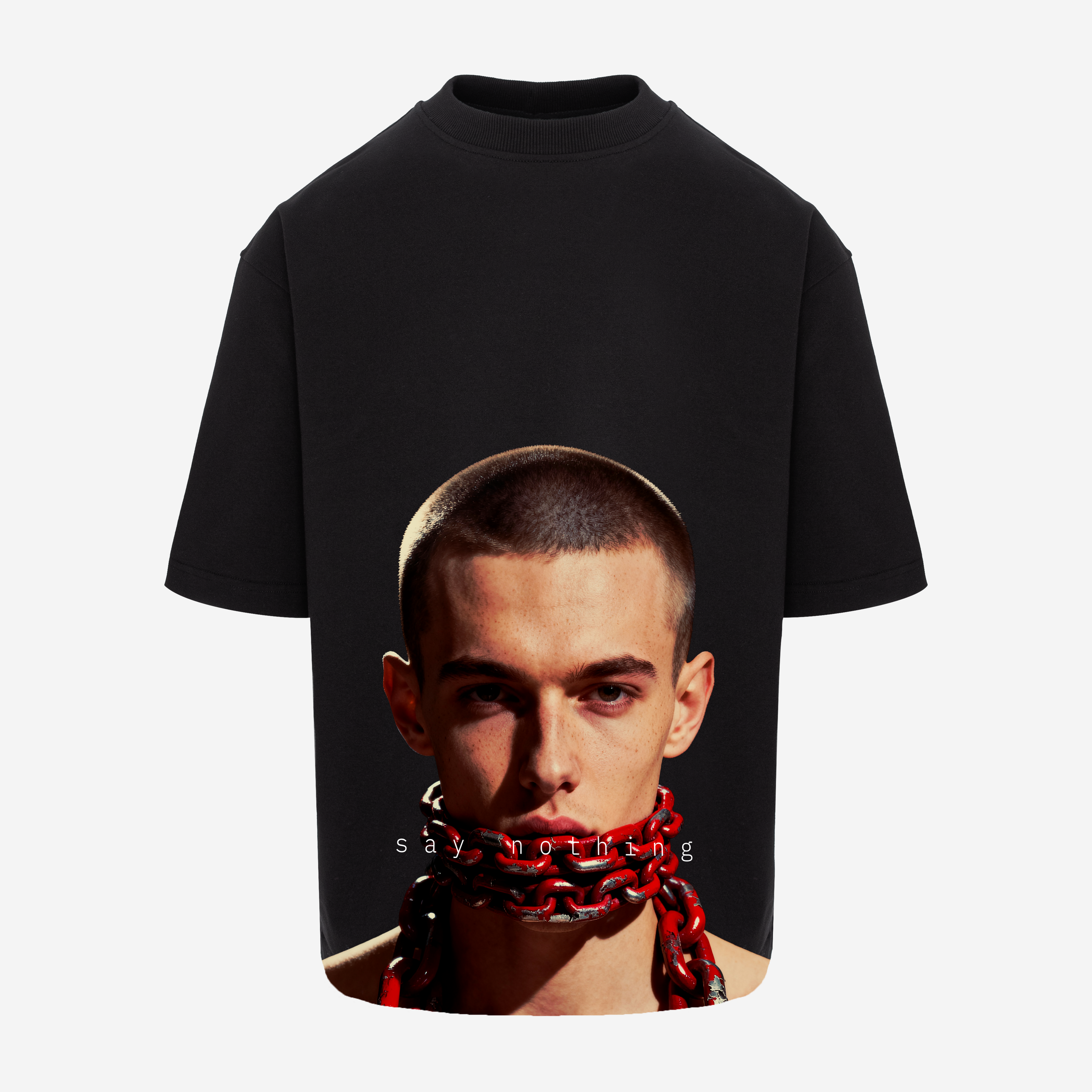 SAY NOTHING – Tricou Oversize (CASE NO.2)